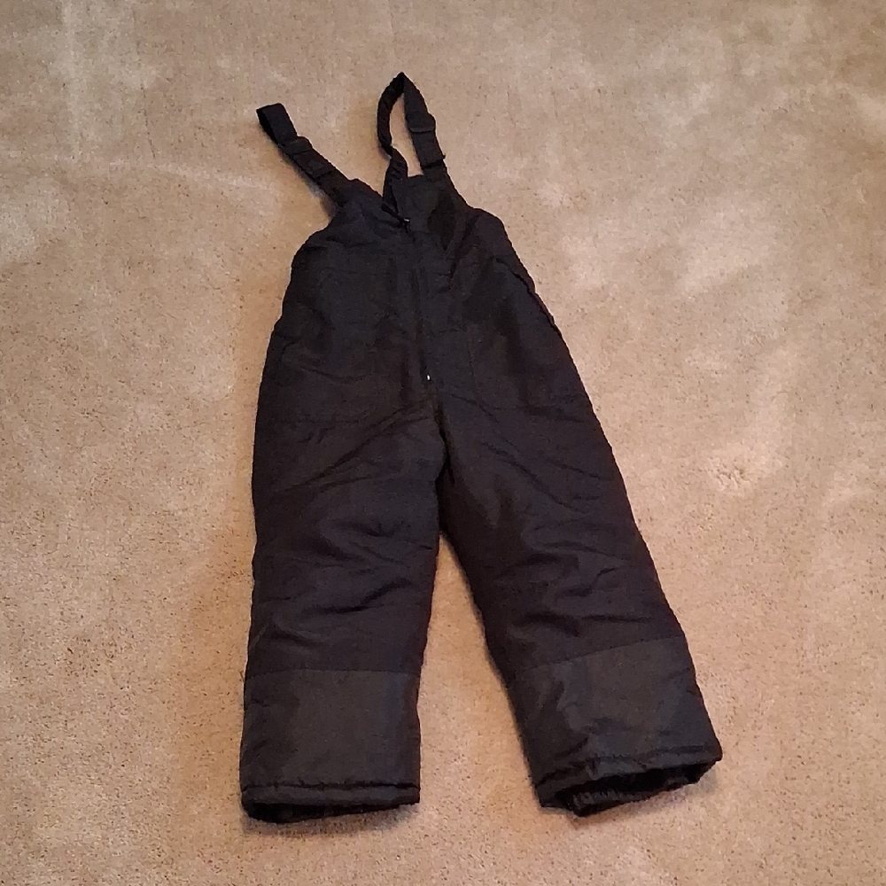 Kids Black Snow Pants